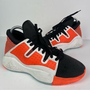 Adidas Pro Vision Black Hi-Res Coral Men's Size 9 Basketball Shoes F97275